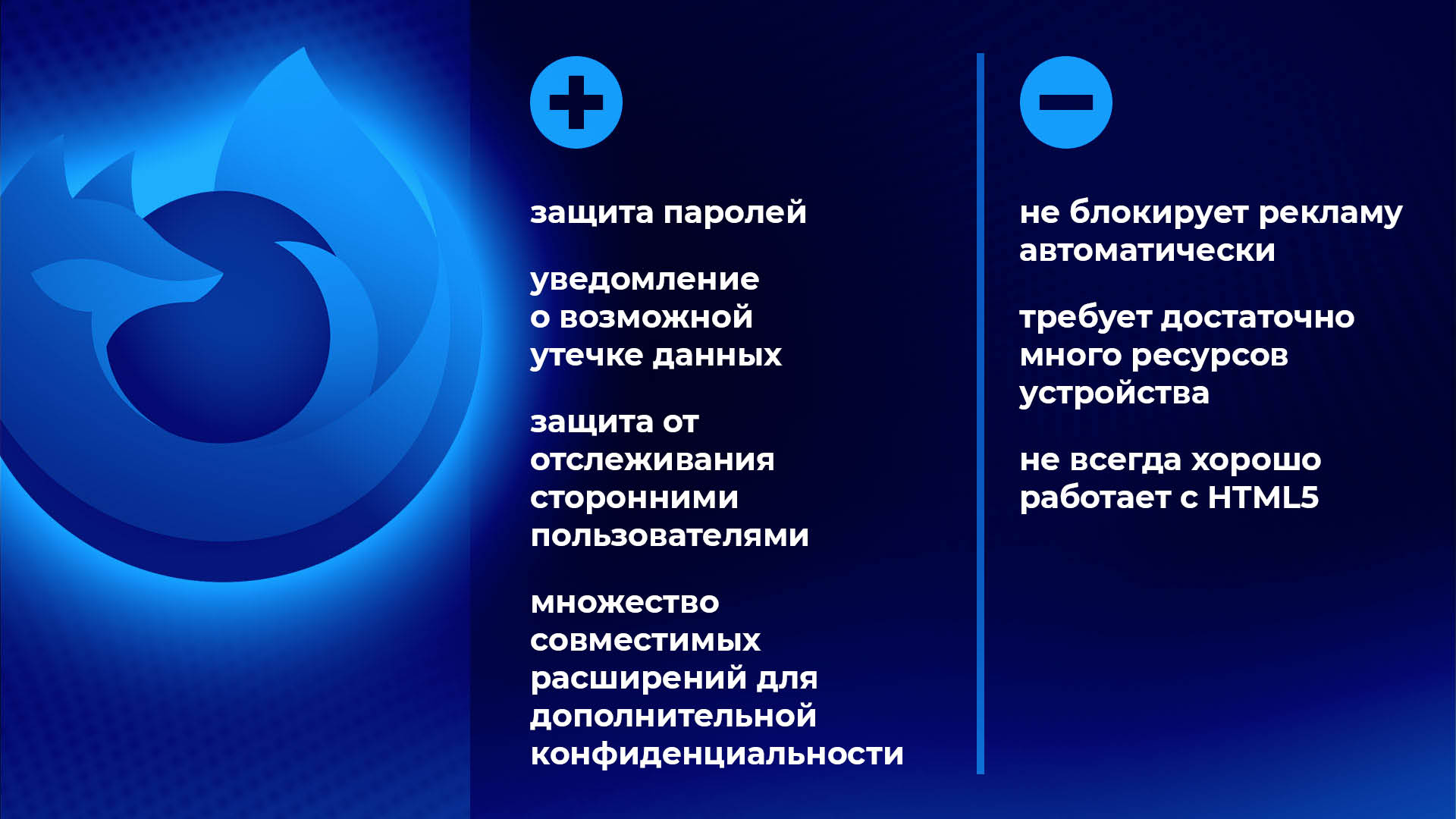 Обратите внимание на то, как браузер защищает вас от хакеров, уязвимостей и  сетевых эксплойтов. - Falcongaze